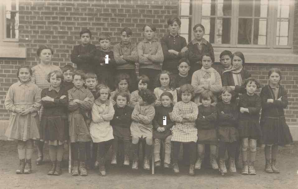 Classe de Bichancourt en 1935